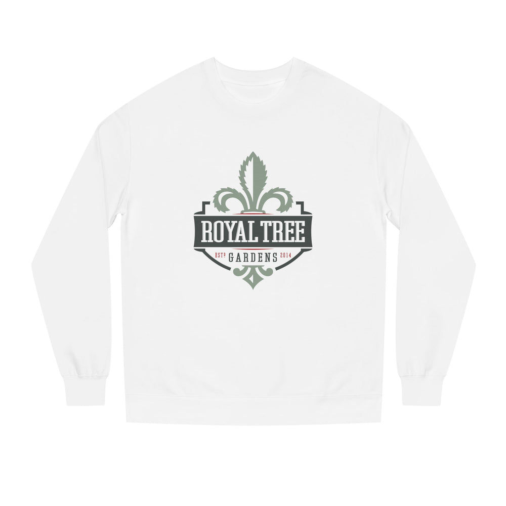Royal Tree Crest Crewneck — White