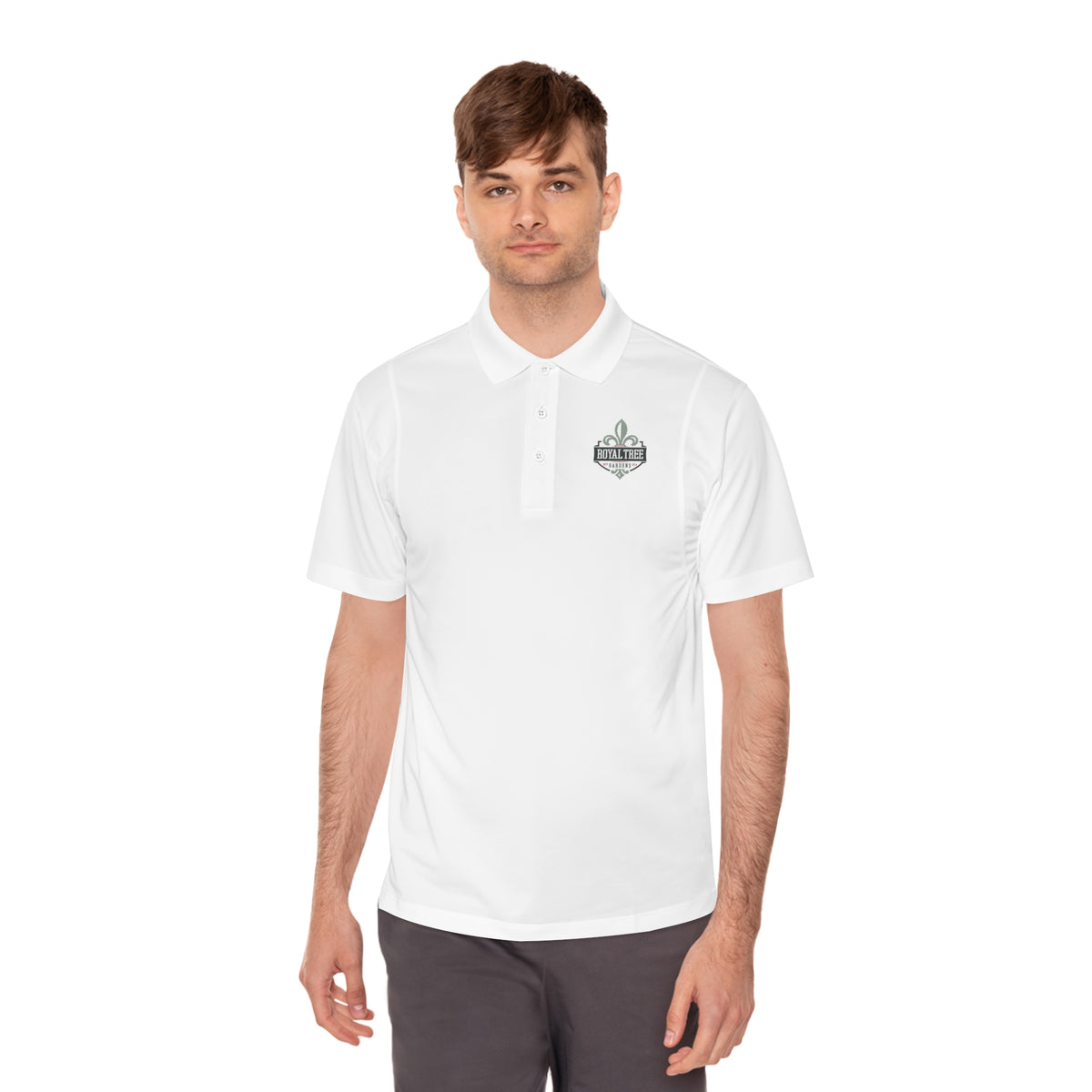 Royal Tree Crest Performance Golf Polo