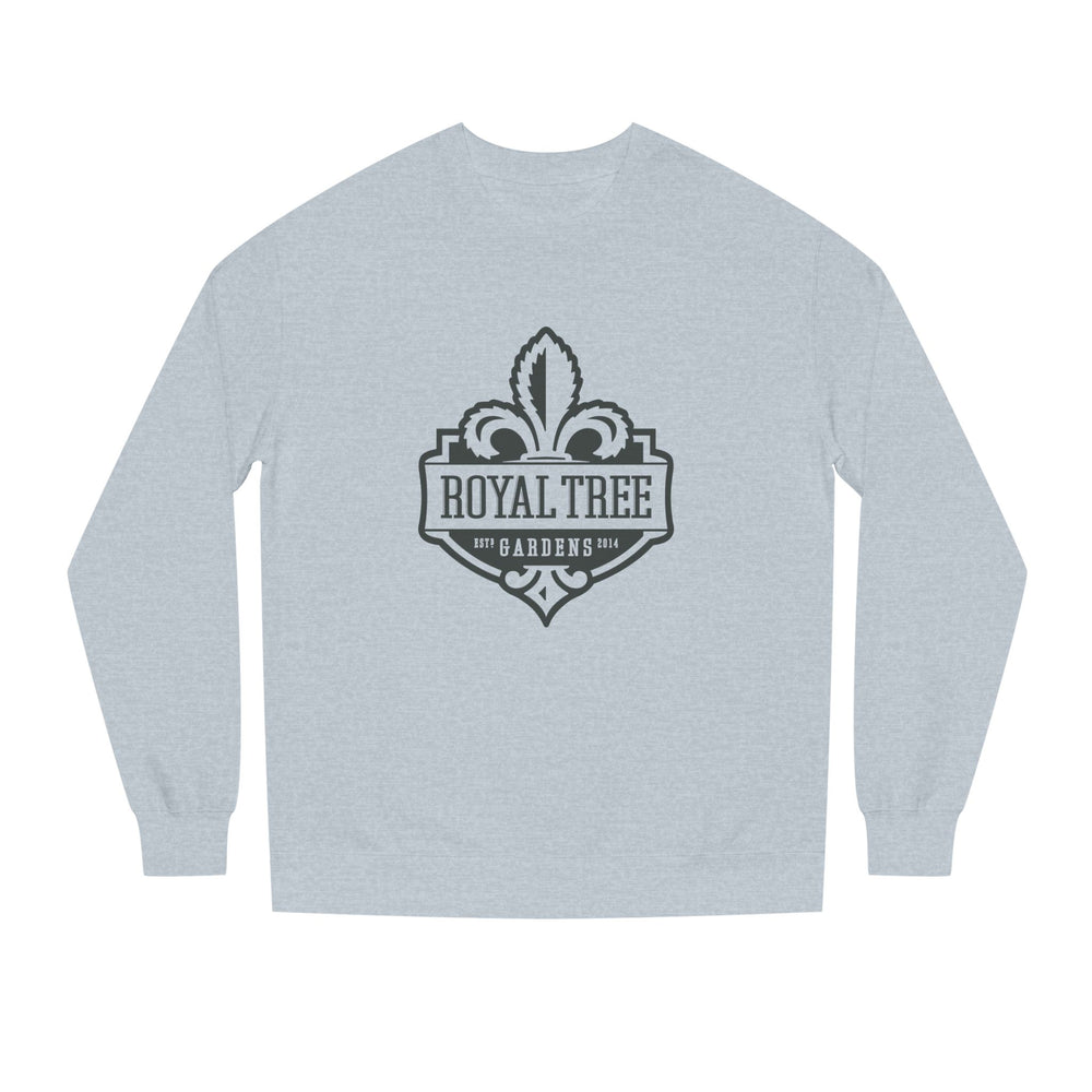 Royal Tree Crest Crewneck — Grey Heather
